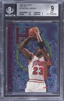 1995-96 Hoops “Hot List” #1 Michael Jordan - BGS MINT 9